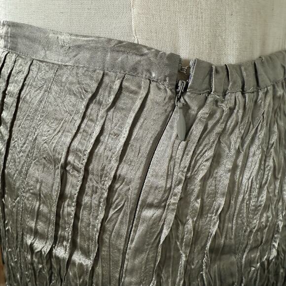 Soft Surroundings Maxi Skirt Women’s Size M Crinkle Flowy Boho Artsy Hippie - Picture 5 of 10